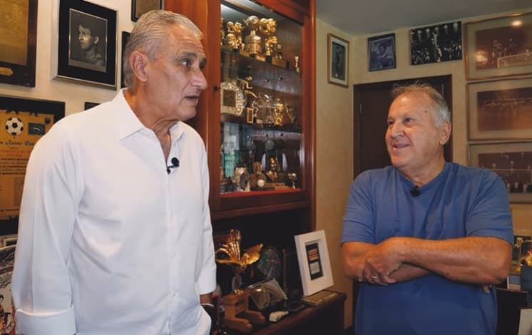 Tite compara Zico a Messi e Maradona, elevando o craque Rubro-Negro como melhor jogadpor que já viu jogar