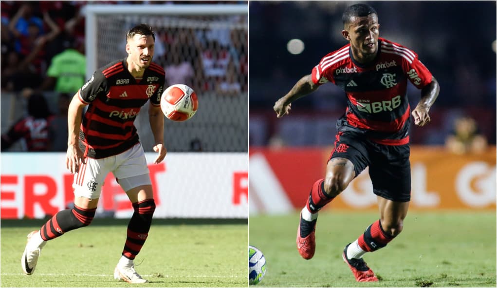 Viña e Wesley em jogos do Flamengo; laterais estão em ranking de aceleração do CIES