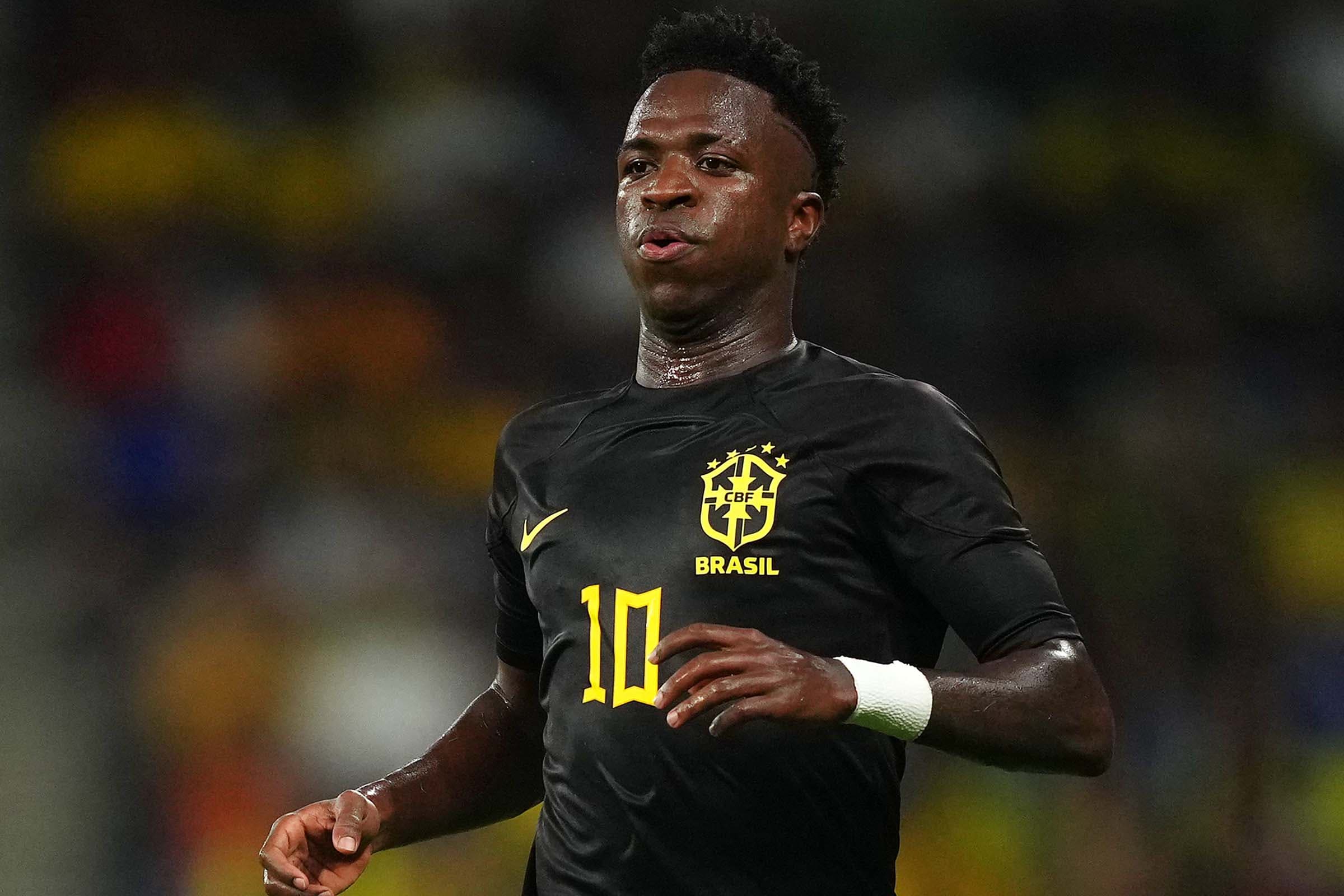 Vini Jr será o capitão do Brasil contra a Espanha