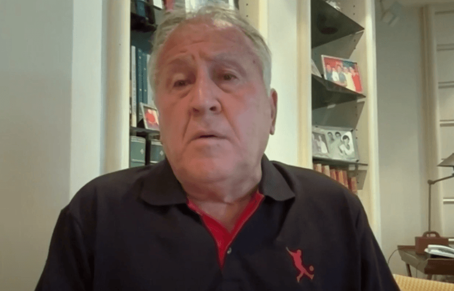 Zico durante participação no Domingol com Benja; Galinho falou sobre ausência de Pedro na Seleção e lista de Dorival