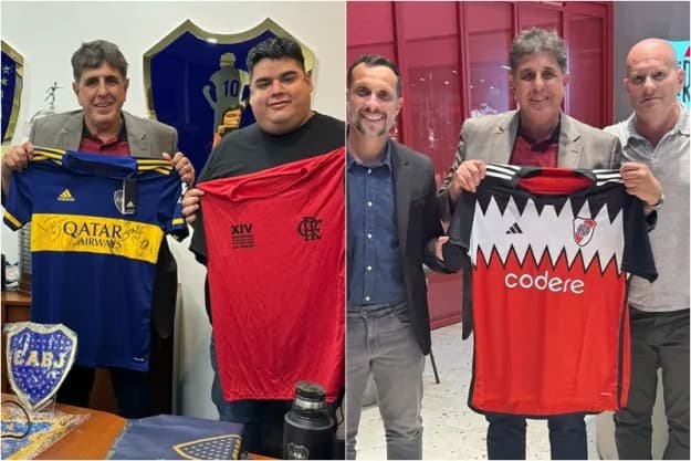 Flamengo se reúne com representantes de Boca Juniors e River Plate