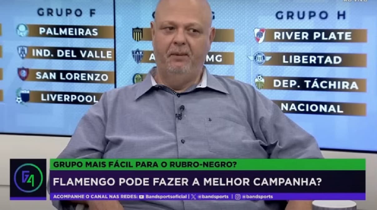 paulo massini avalia flamengo na libertadores