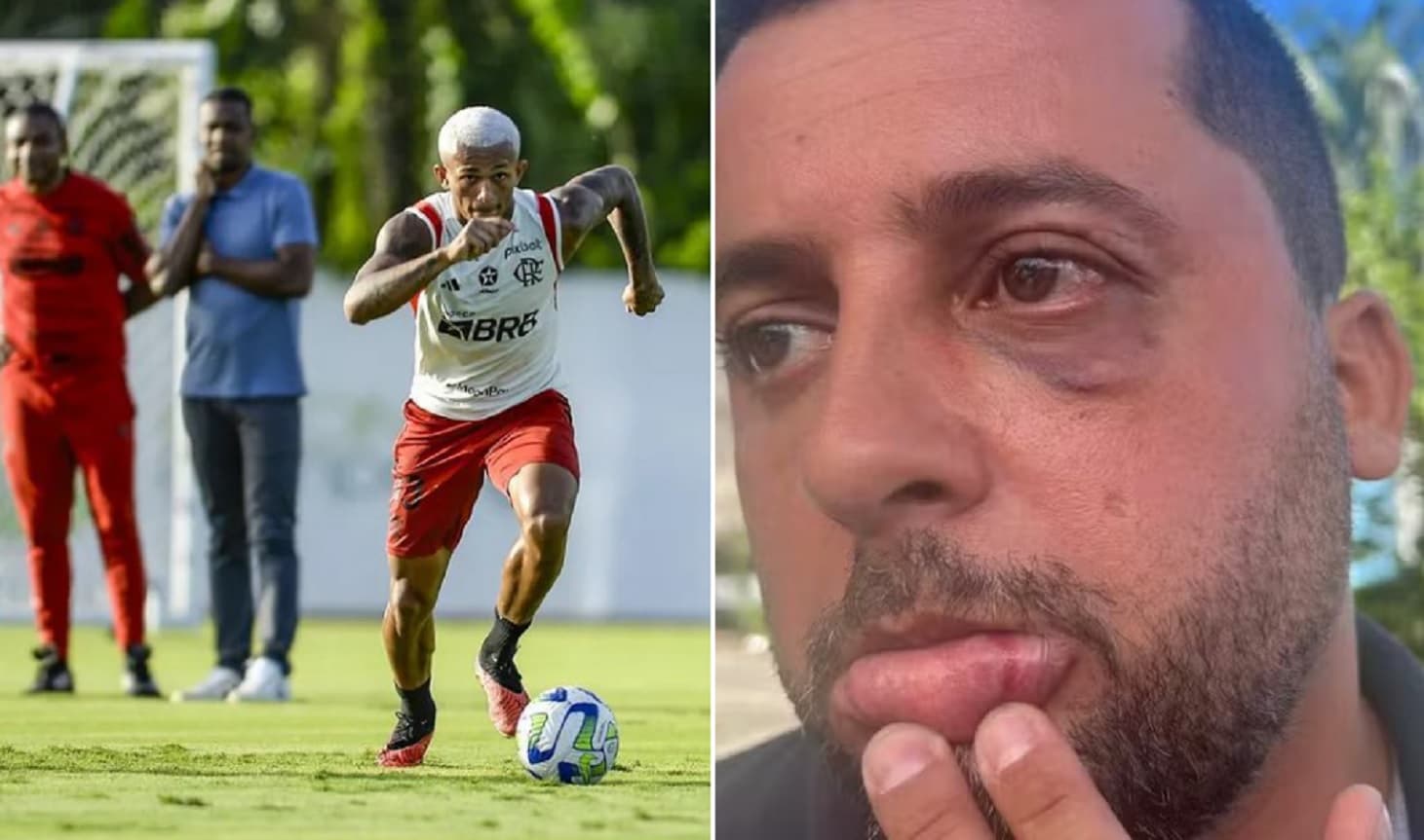 wesley se envolveu com polêmica flamengo de olho