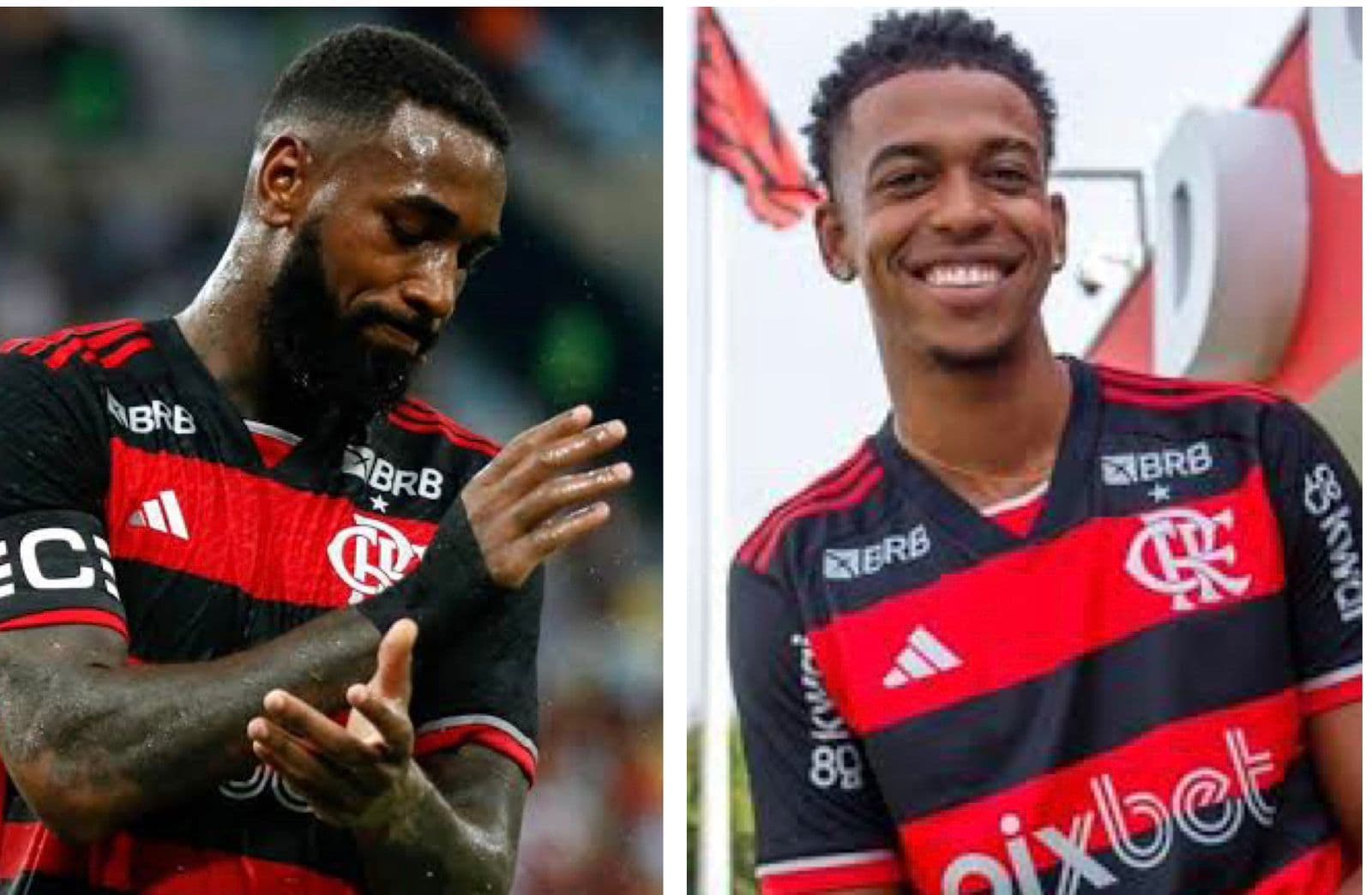 Carlinhos substitui Leo Pereira e Gerson entra no lugar de Viña na vitória do Flamengo contra o Atlético-GO