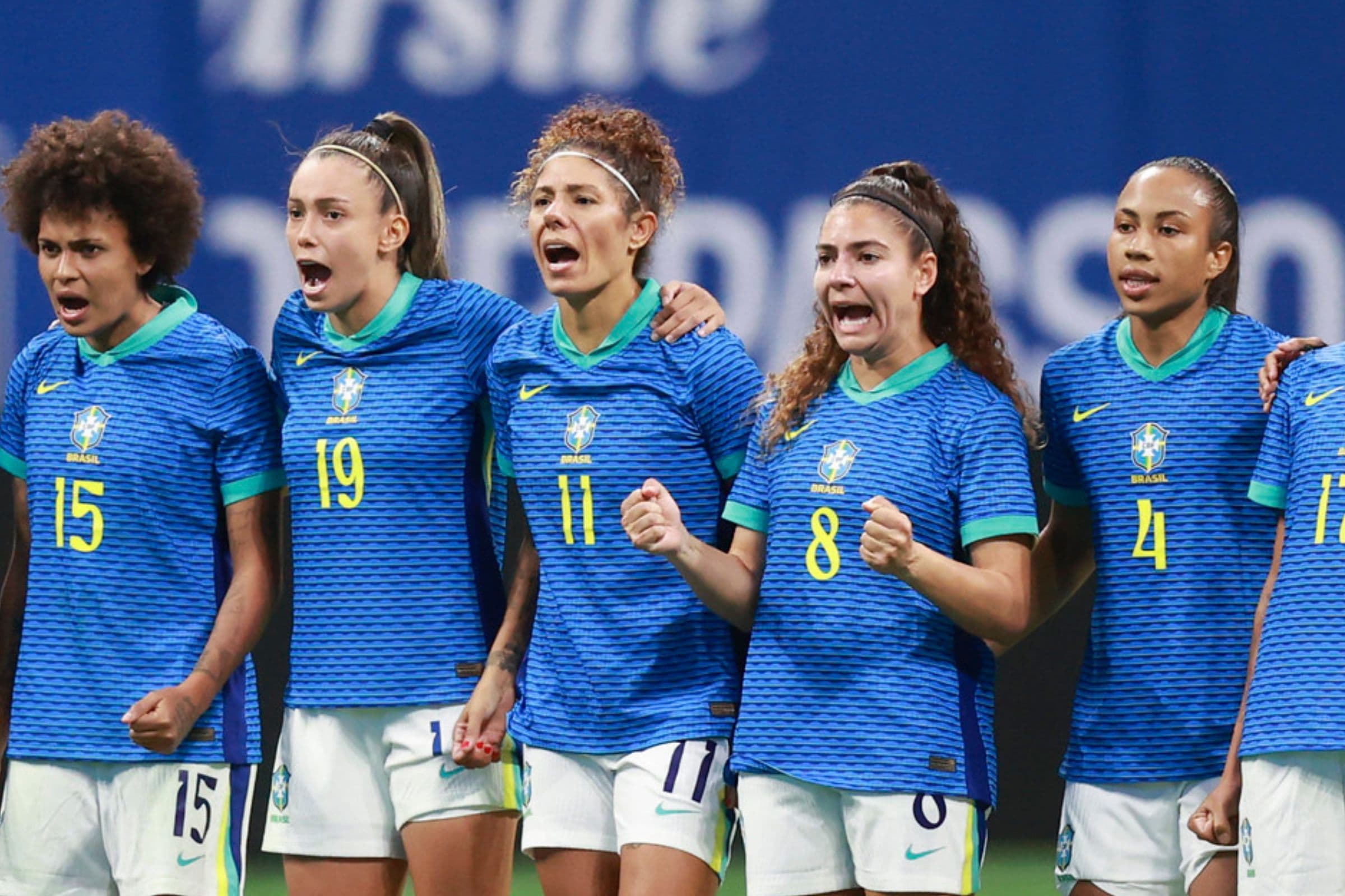 Cristiane defendeu o Brasil contra o Canadá na SheBelieves Cup