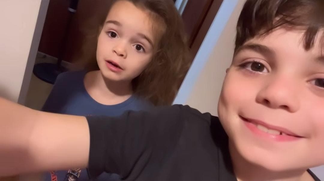 Juli e seu irmão são fãs de Nico de la Cruz