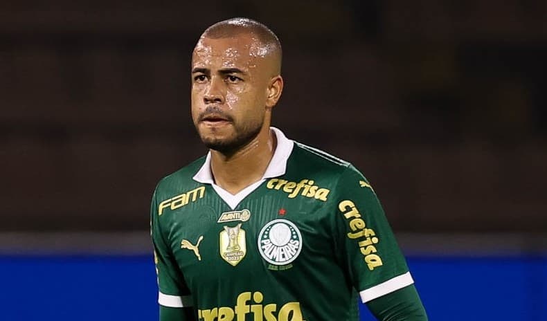 Mayke em partida do Palmeiras.