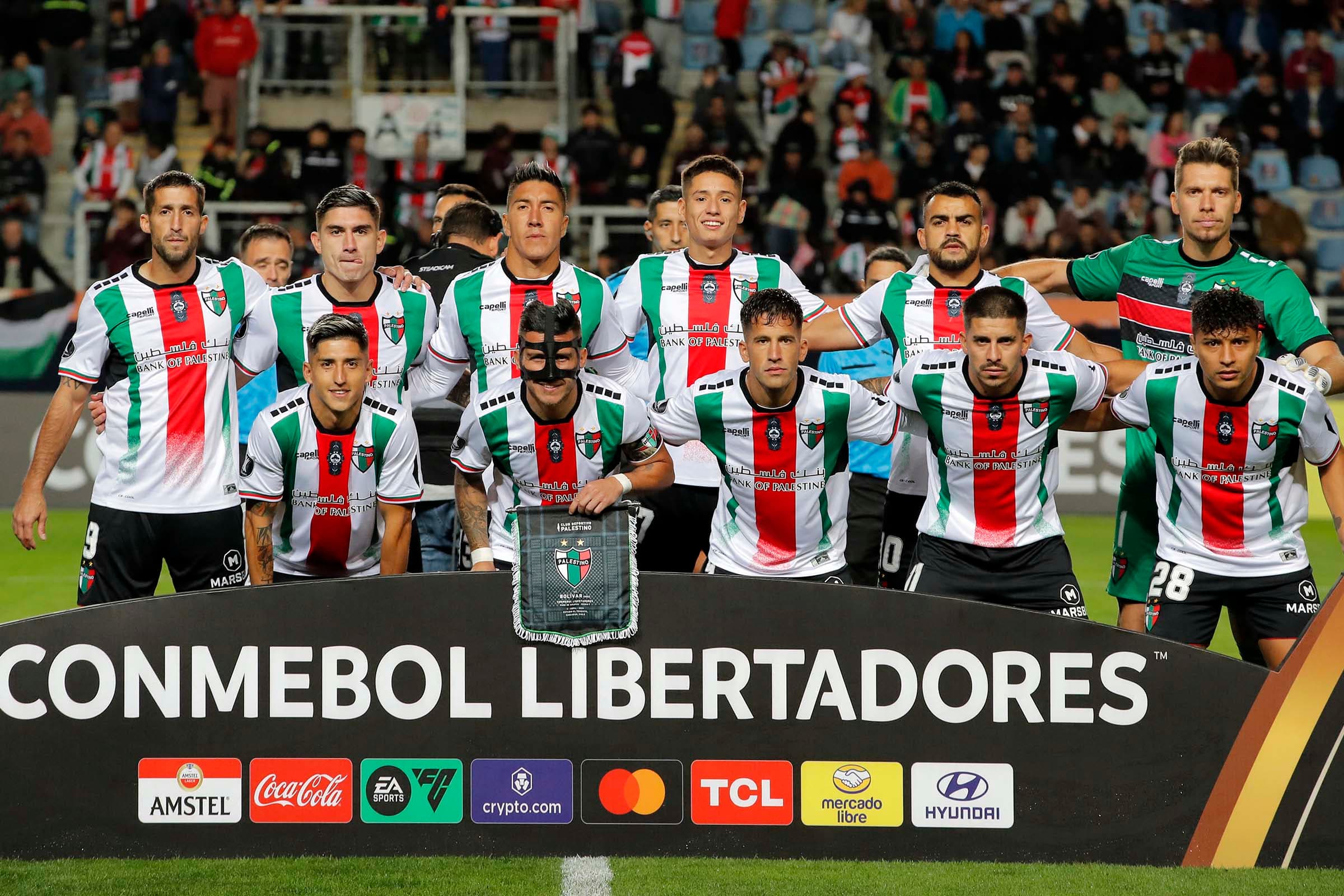 Palestino enfrenta o Flamengo pela segunda rodada do Grupo E da Libertadores