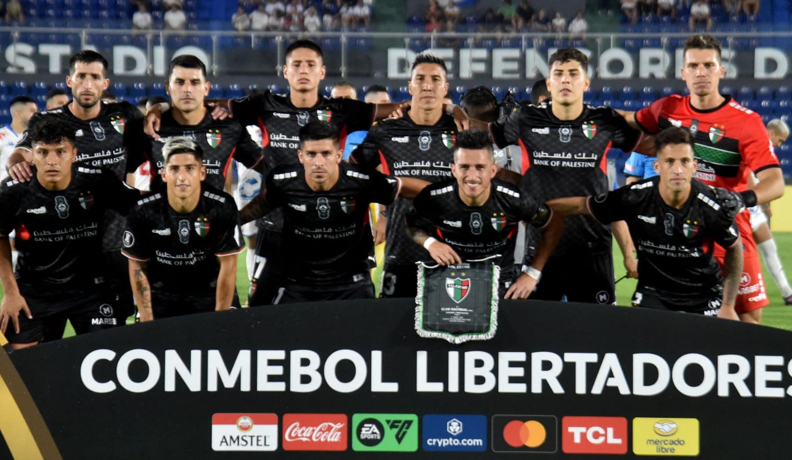Time do Palestino na fase prévia da Libertadores