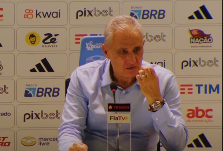 Tite em coletiva de Flamengo x São Paulo; treinador falou sobre gols sofridos no Brasileirão