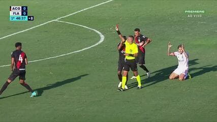 Árbitro de Atlético-GO x Flamengo relata em súmula ofensas de mascote e de atacante de time goiano e revela xingamentos de Jair Ventura