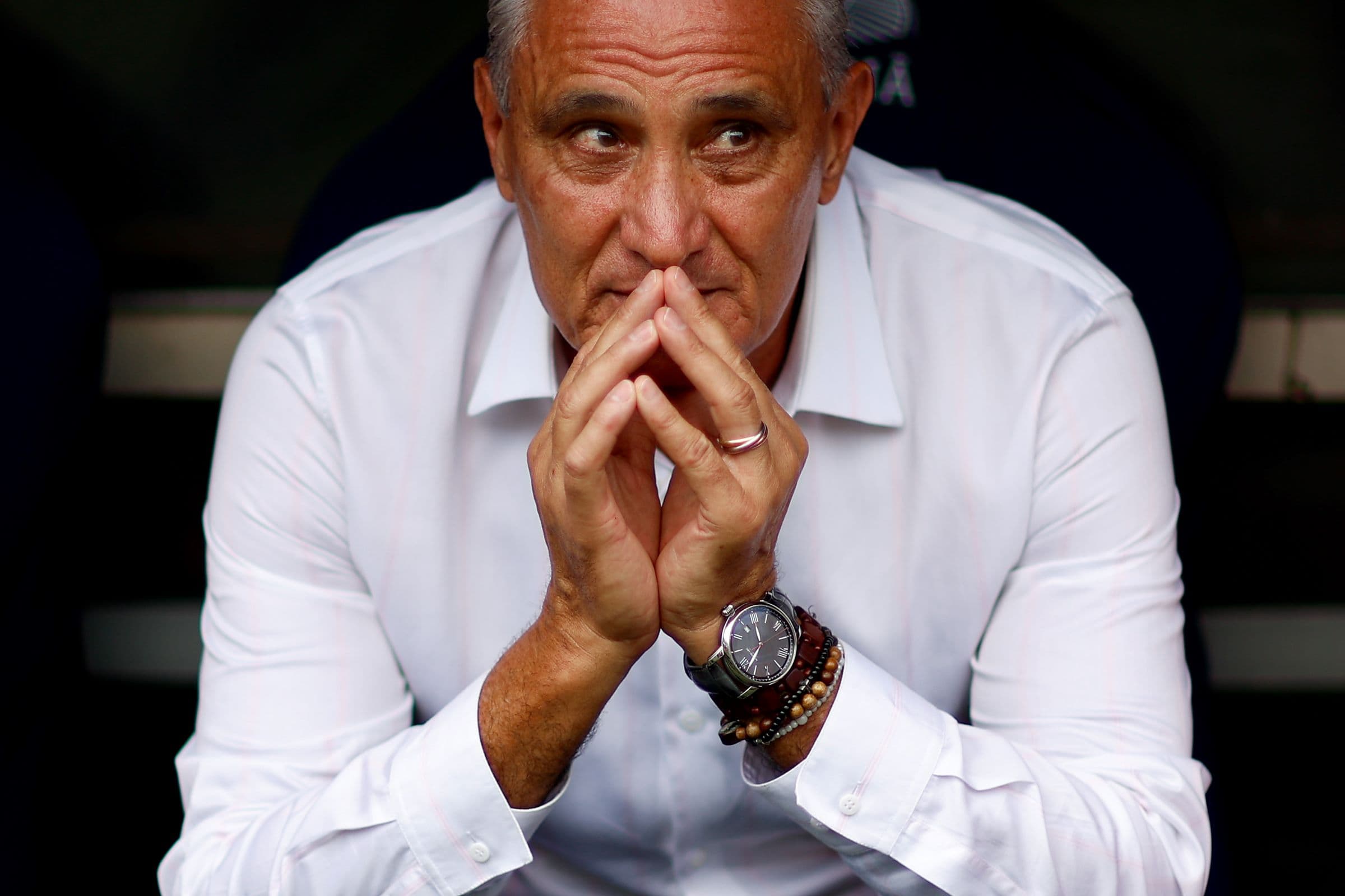 Tite pelo Flamengo. Treinador elogiou esquema de Dorival quando ainda estava na Seleção Brasileira. Contra o Bragantino time deve usar 4-4-2