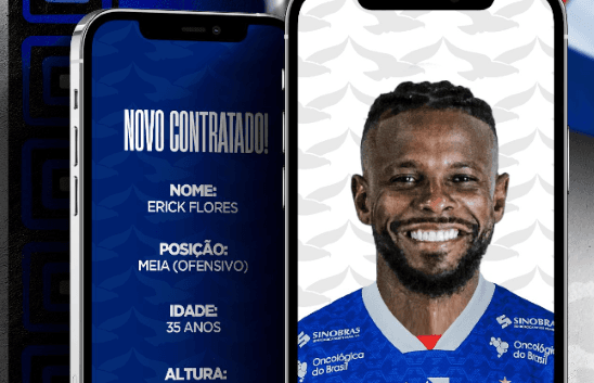 Erick Flores anunciado no Águia de Marabá