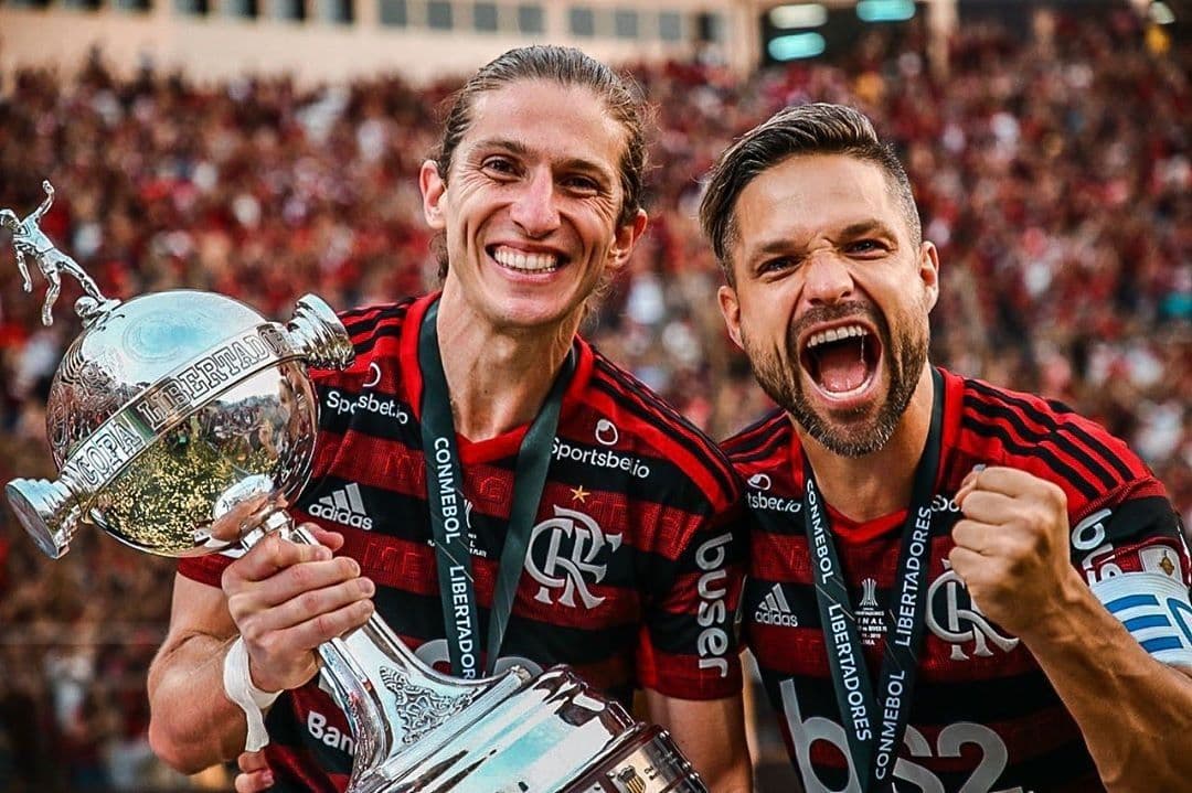 Diego Ribas Filipe Luís Tite Flamengo