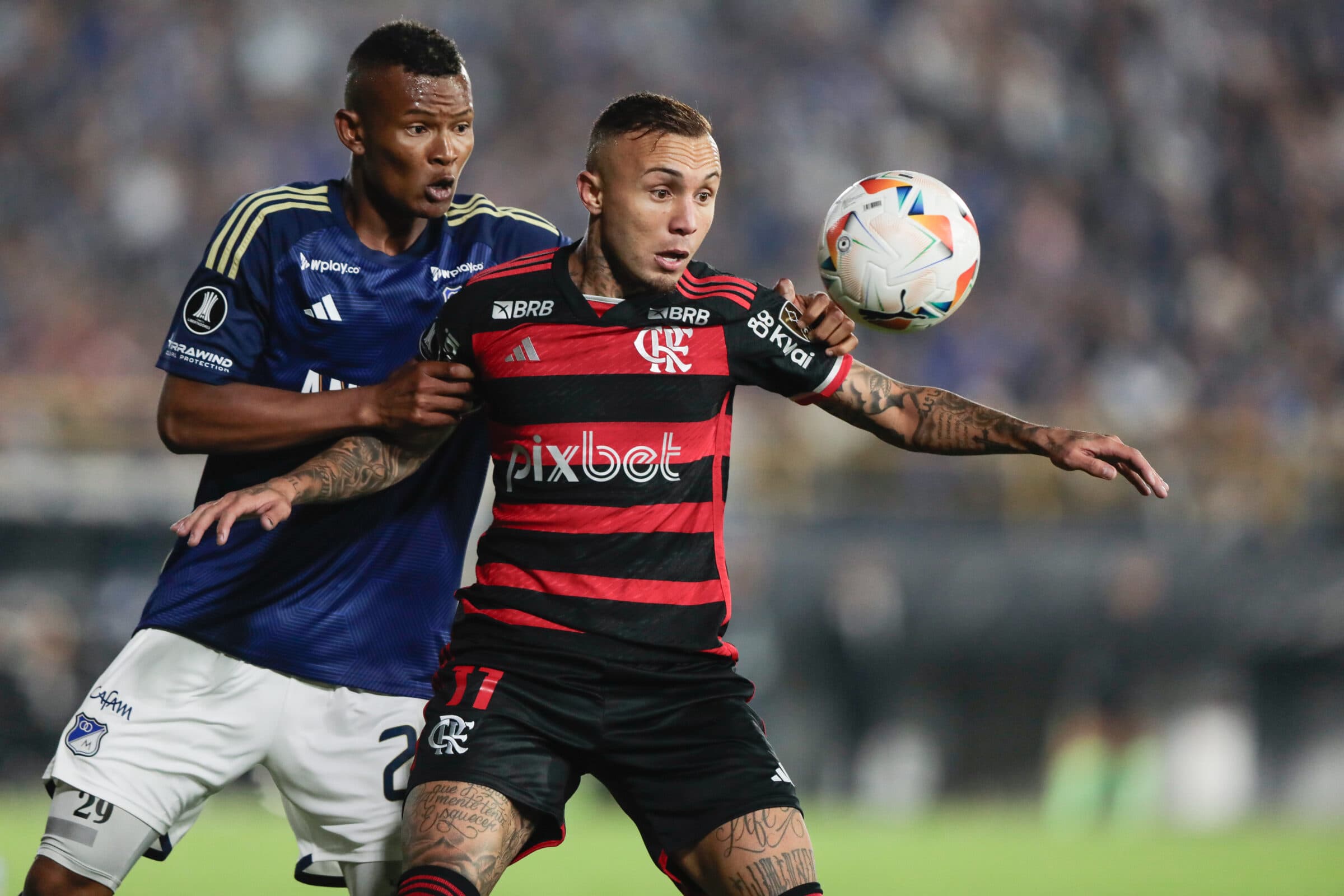 Jogo Flamengo Millonarios Conmebol Libertadores Flamengo e Millonarios