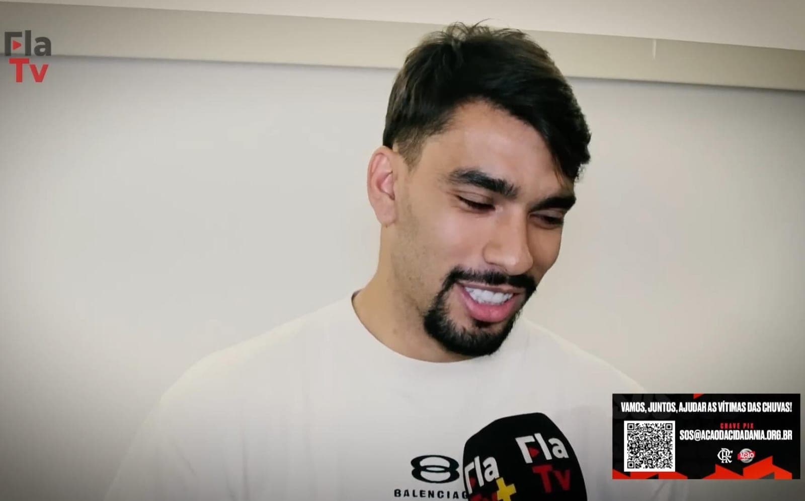 Lucas Paquetá fala na Fla TV