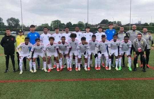Time Sub-16 do Flamengo na Inglaterra