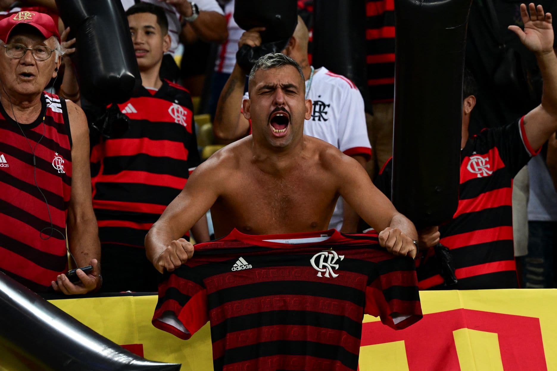 Torcedor do Flamengo no Maracanã