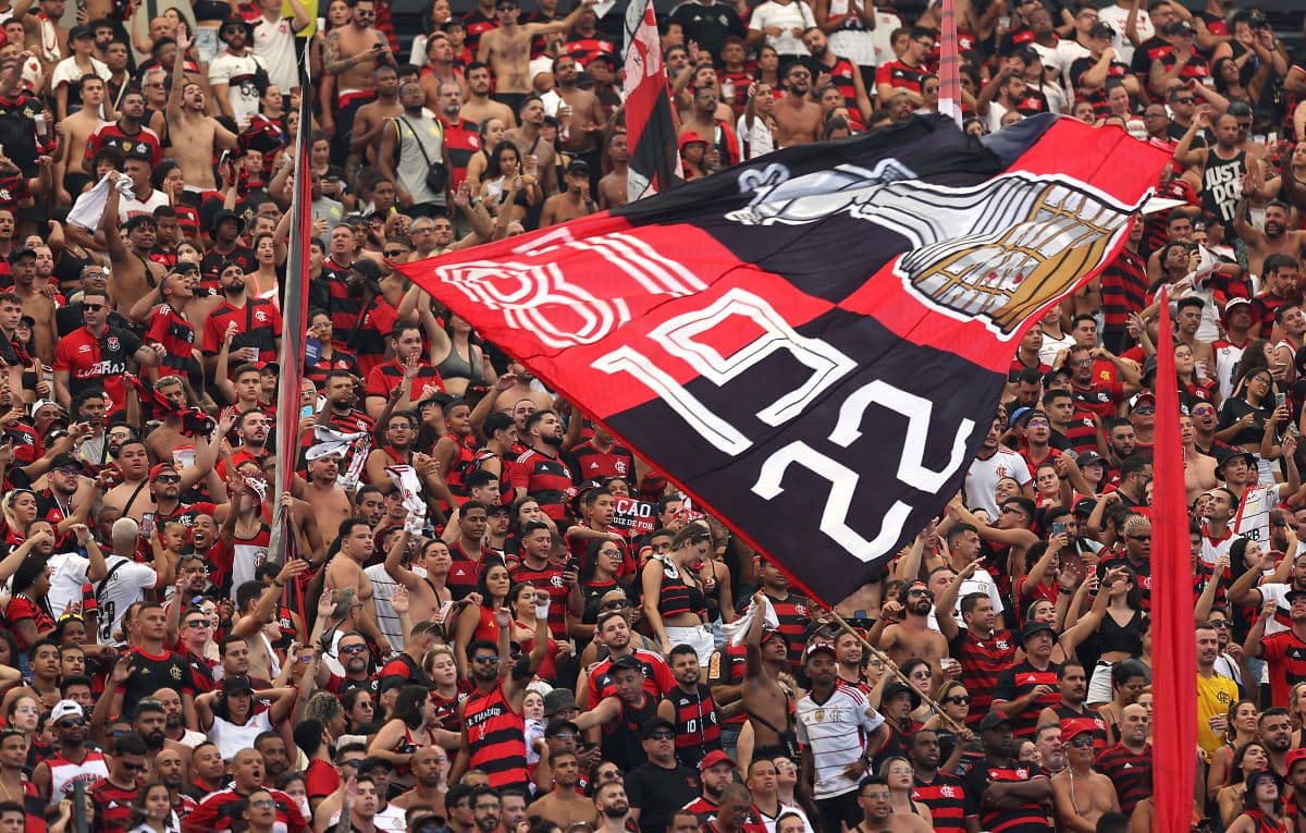 Torcida do Flamengo no Maracanã.