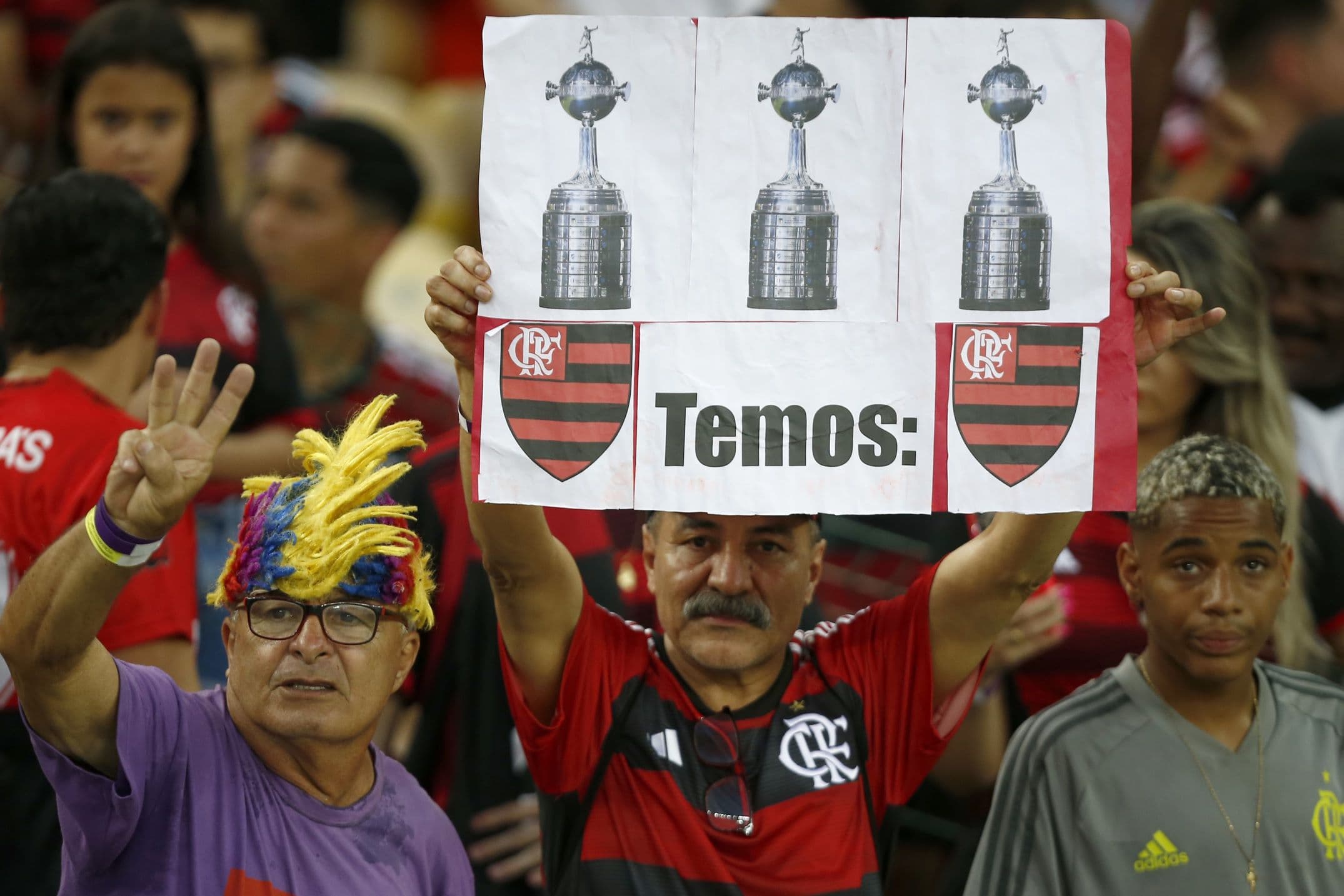 Torcedores do Flamengo no Maracanã