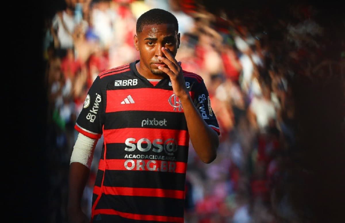 lorran em ação pelo flamengo