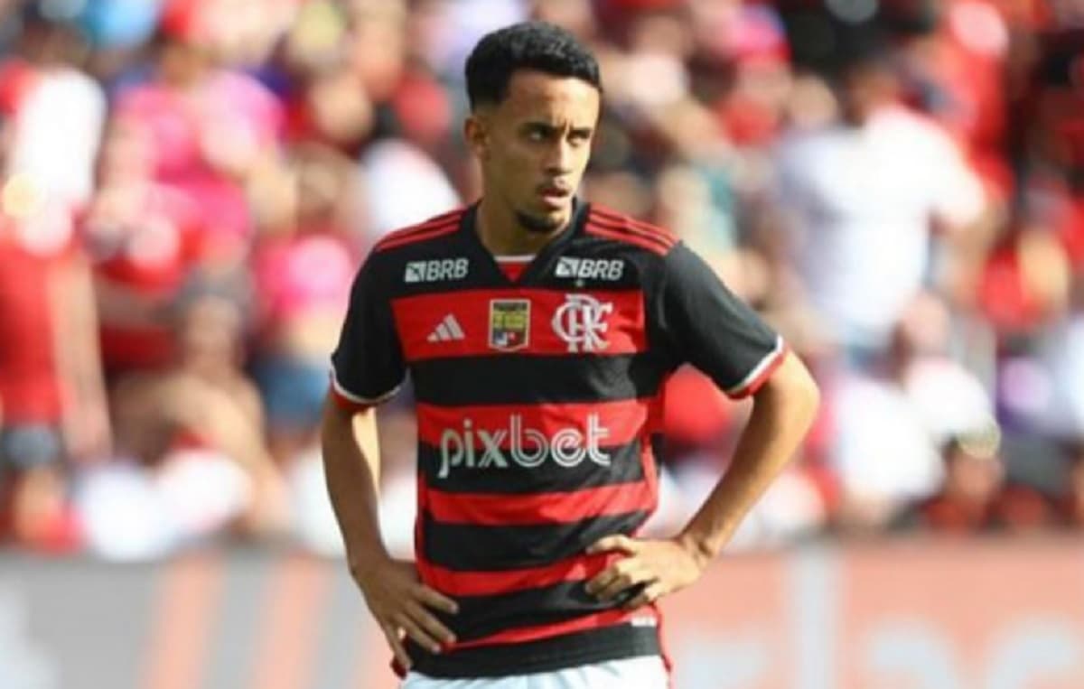 matheus gonçalves em jogo do flamengo