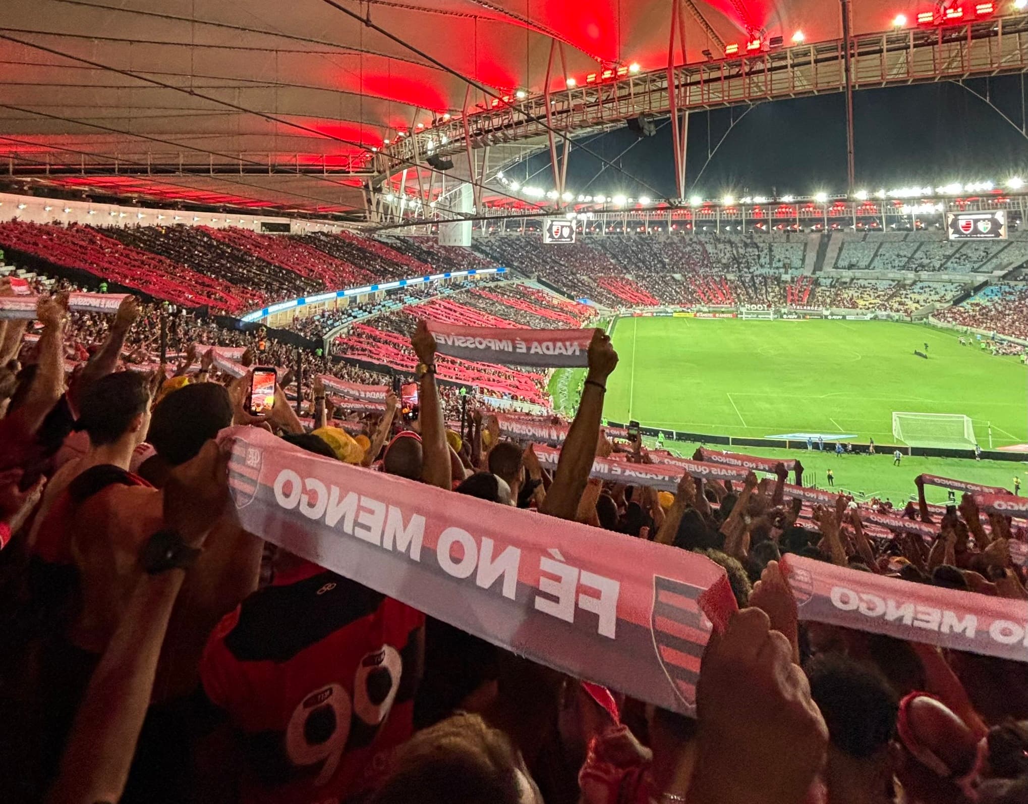 Torcida do Flamengo domina público na Libertadores