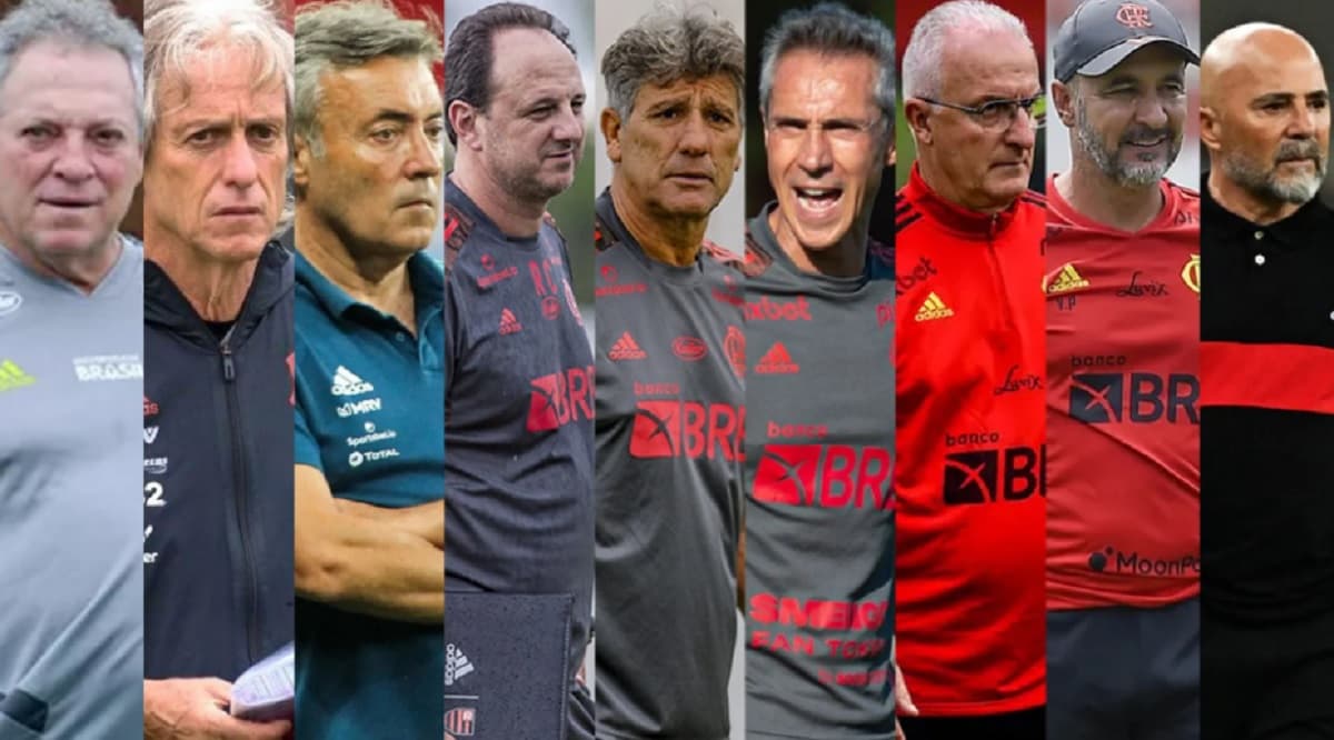 últimos treinadores do flamengo