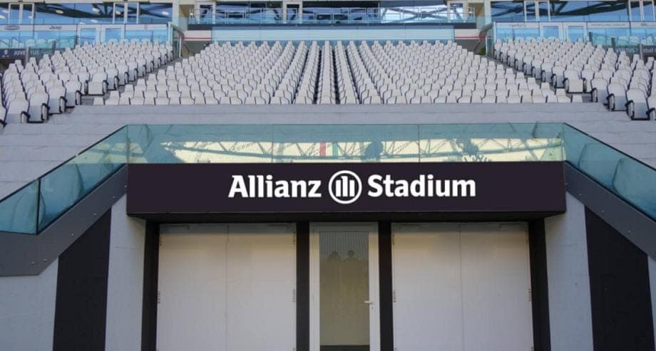Allianz Stadium, um dos oito da seguradora pelo mundo
