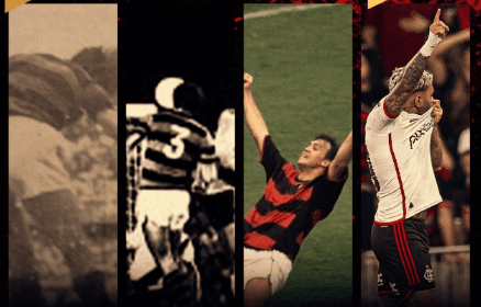 Postagem do Flamengo nas redes sociais