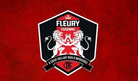 Escudo do Fleury 91, com CRF inspirado no Flamengo