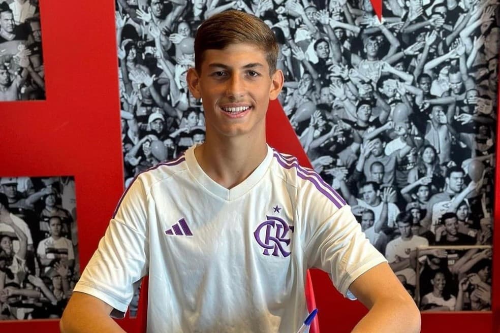 Léo Nannetti, goleiro do Sub-17 do Flamengo