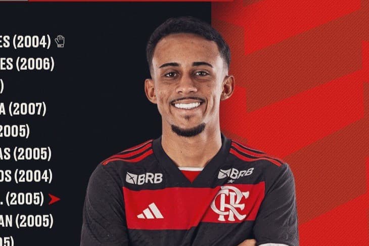 Matheus Gonçalves volta ao Sub-20 do Flamengo