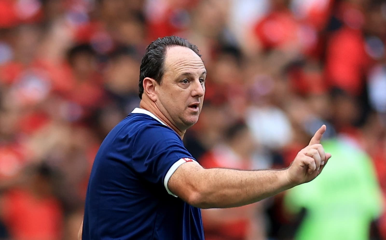 Rogério Ceni em Flamengo 1 x 0 Bahia do Brasileirão 2023; treinador perdeu todos os jogos para o Flamengo na carreira