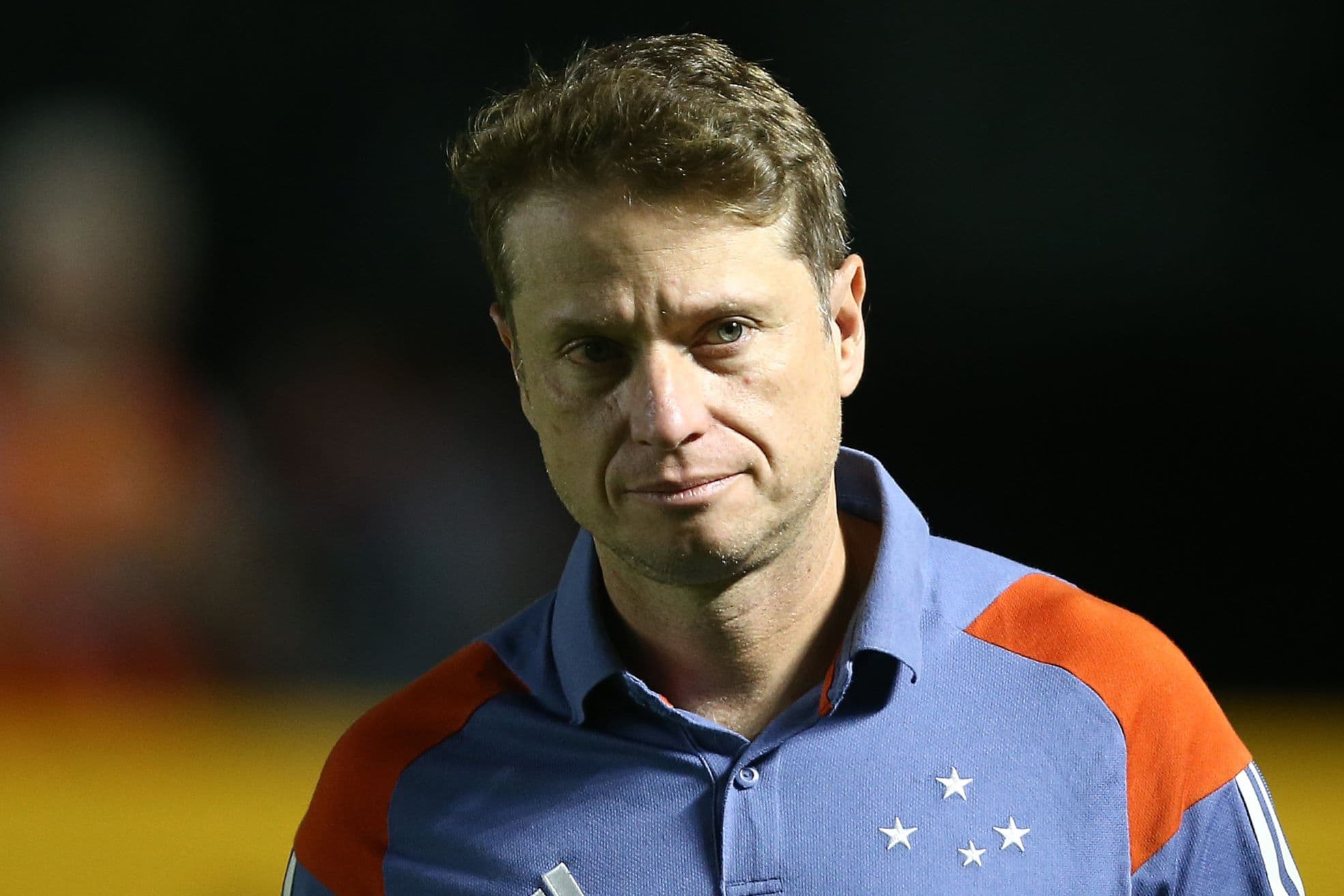 Técnico do Cruzeiro, Fernando Seabra, durante jogo do time no Brasileirão