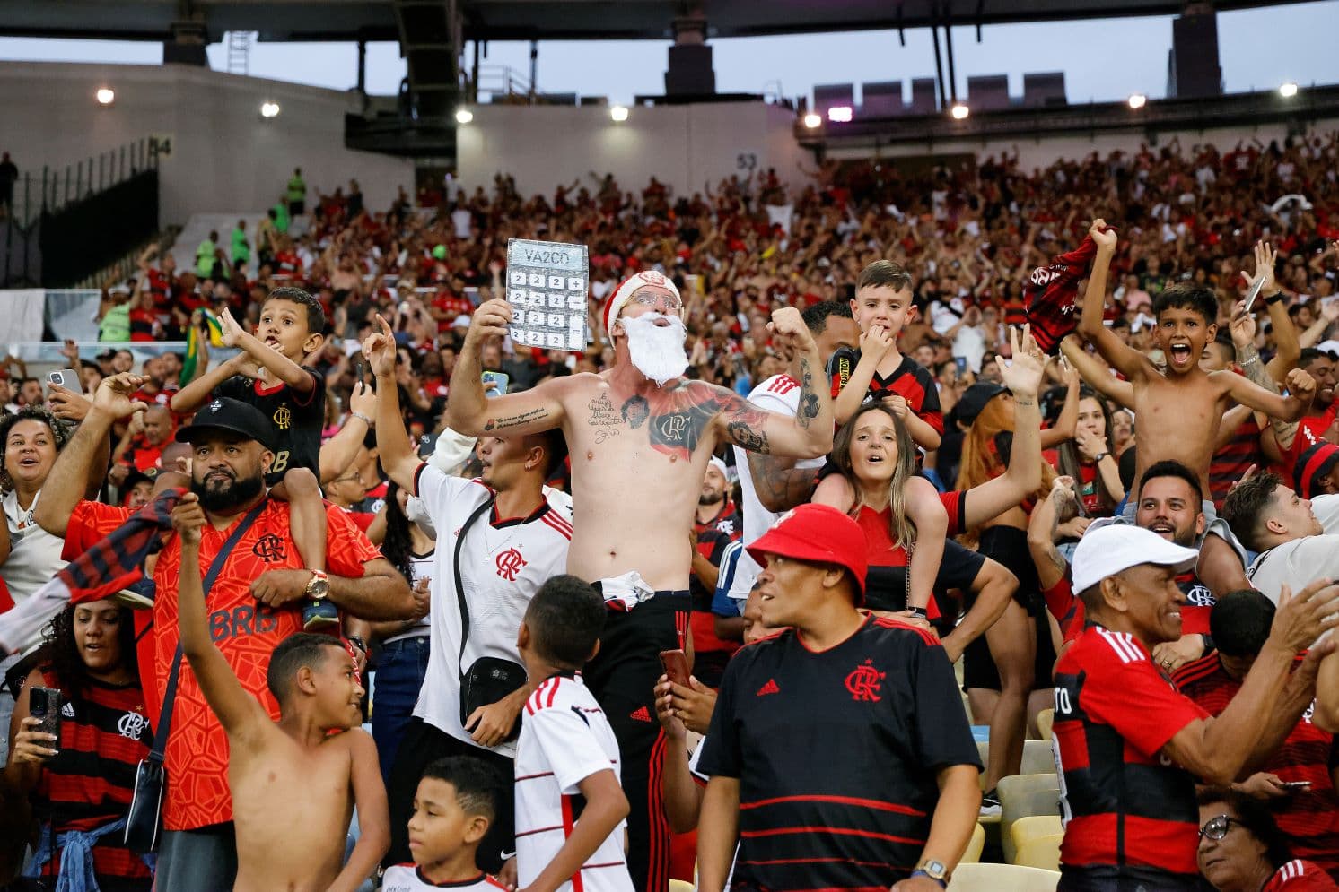 Torcedores do Flamengo no Maracanã