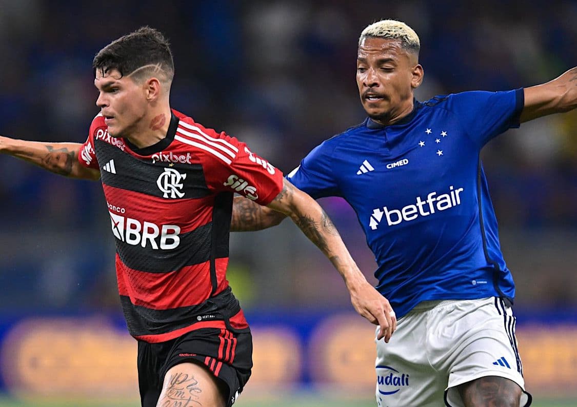 Flamengo tem retrospecto favorável sobre o Cruzeiro