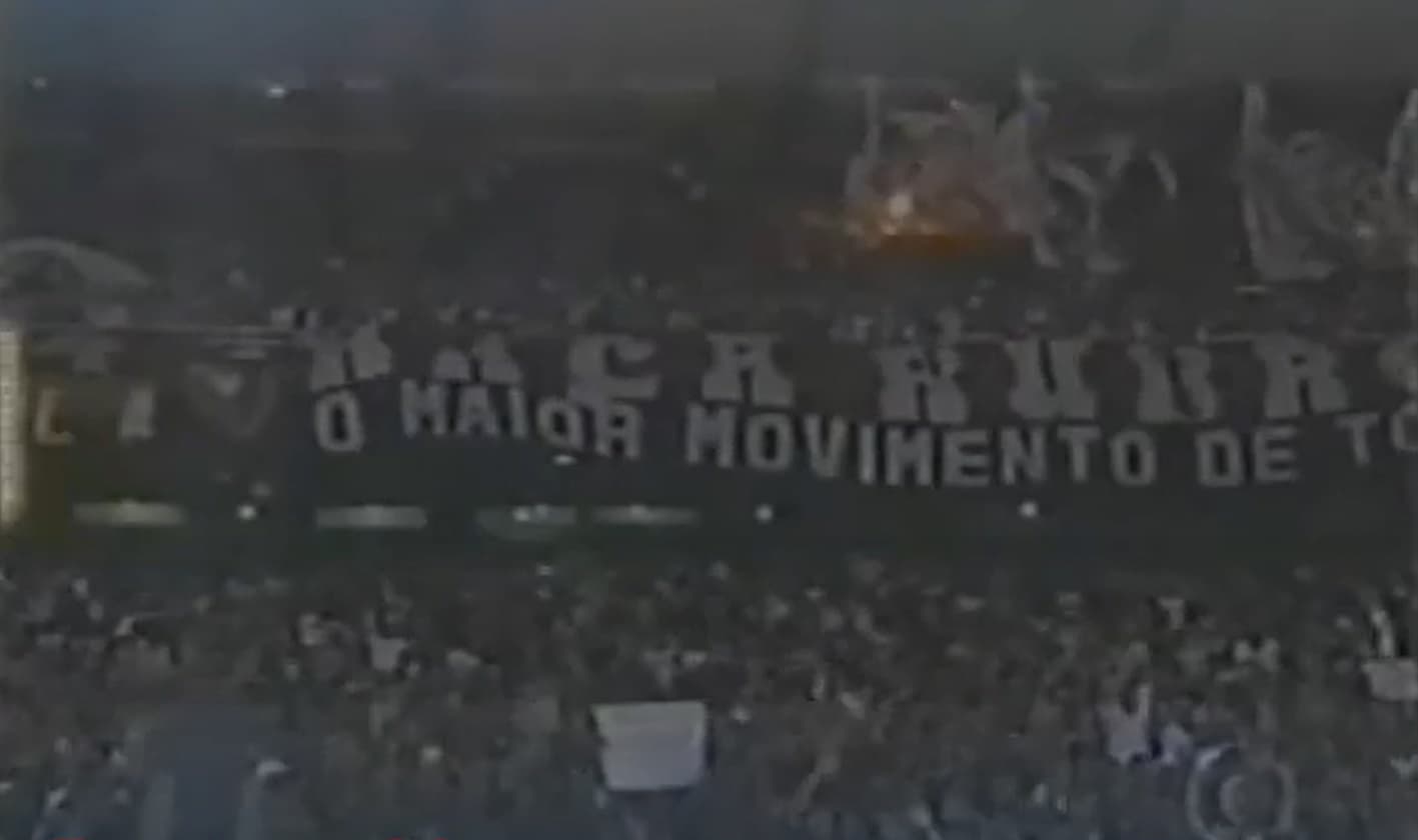 Mais de 87 mil torcedores viram o gol de Rodrigo Mendes na arquibancada de concreto e geral do Maracanã; hoje, Flamengo estuda tirar cadeiras