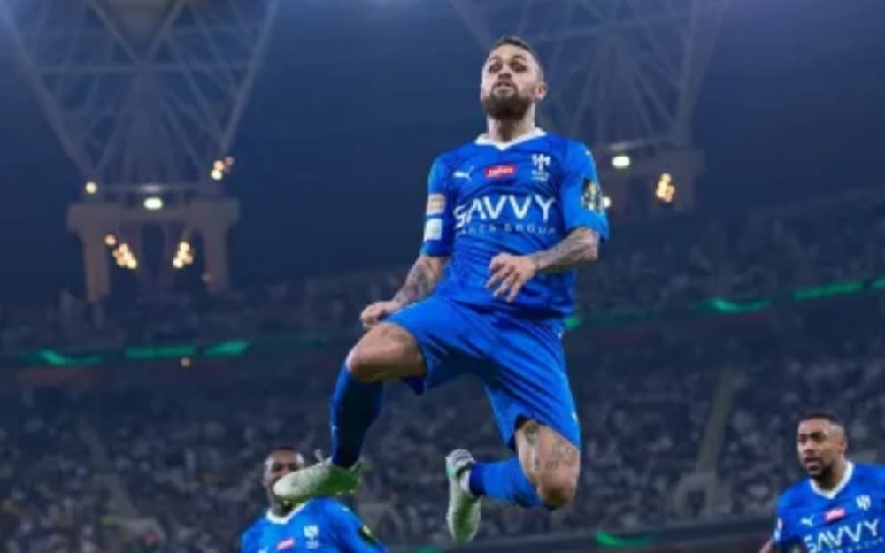 michael ex-flamengo vibra com gol do al-hilal