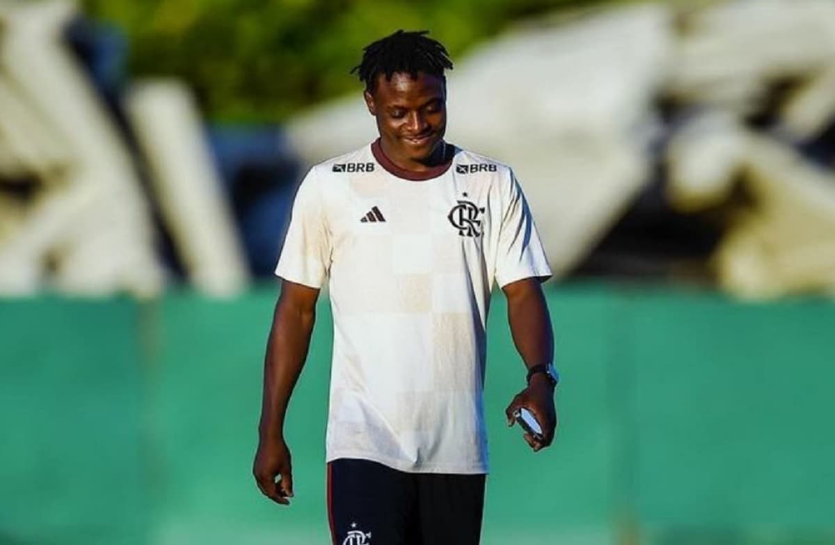 shola no pré jogo do flamengo
