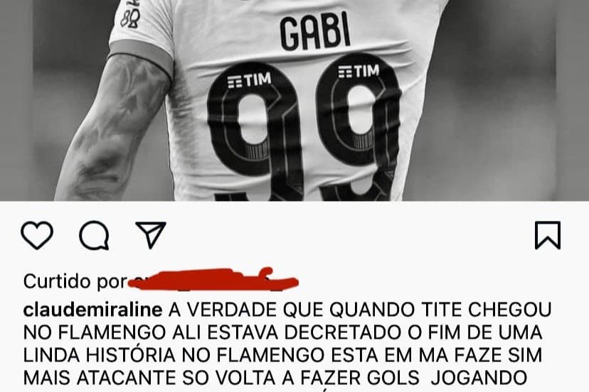 Post de Tio de Gabigol faz sérios ataques a Tite