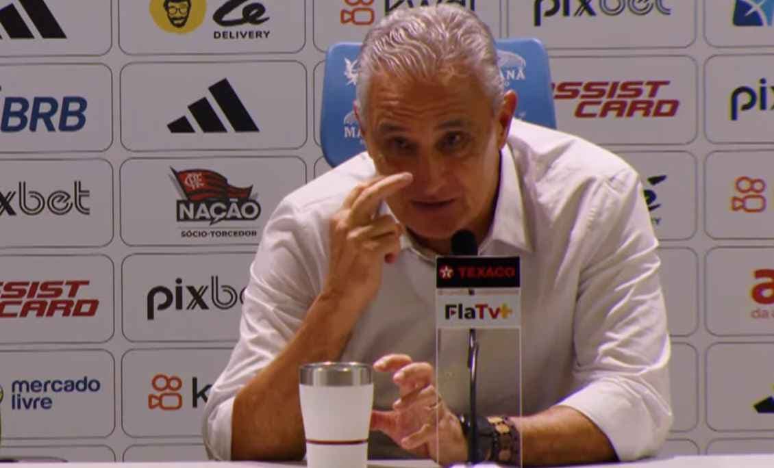 tite em entrevista coletiva flamengo e fluminense