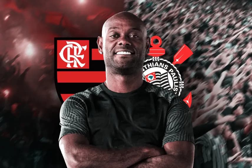 Vagner Love revela "preferência" por torcidas, e flamenguistas ironizam resposta do atacante