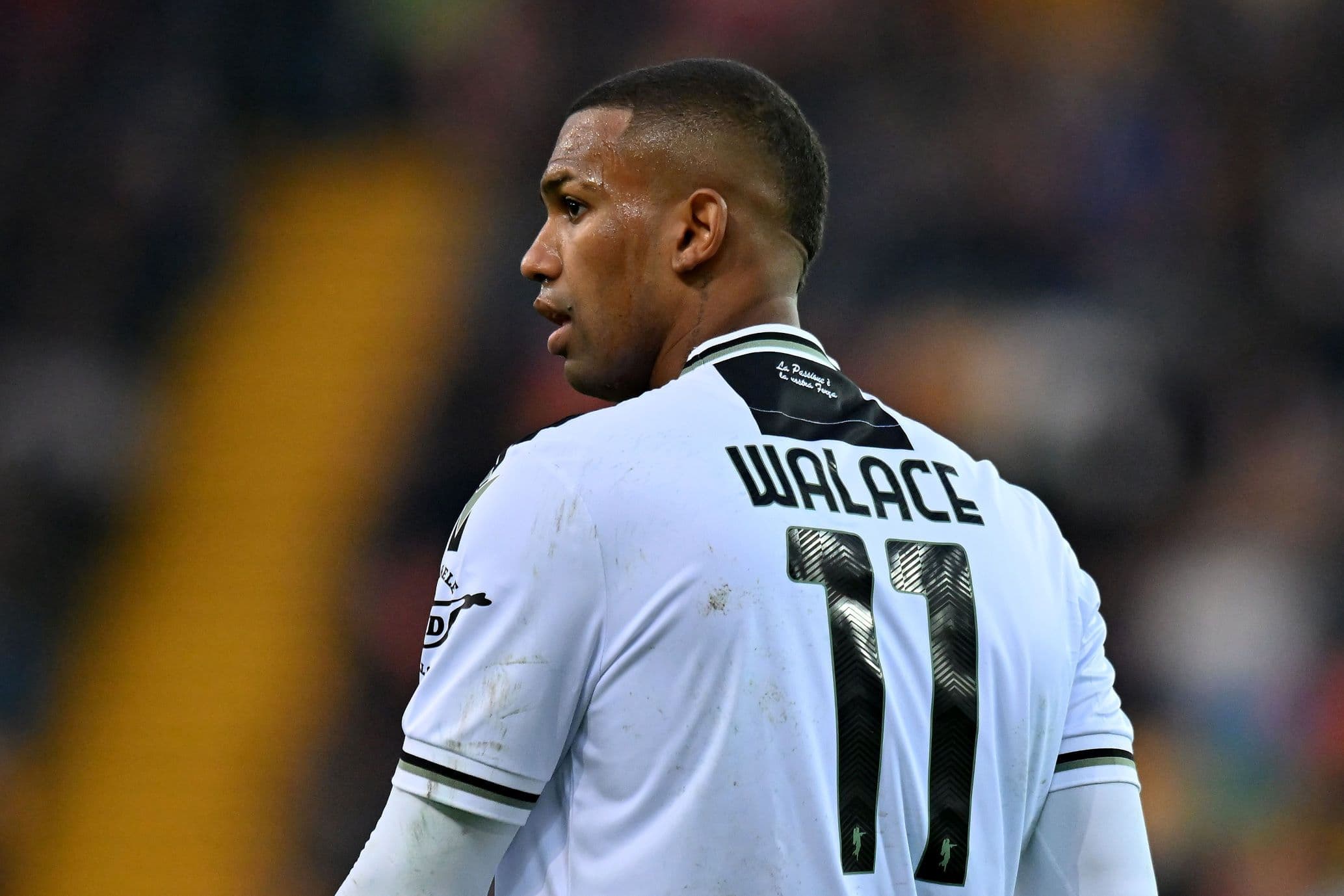 Brasileiro Walace durante jogo da Udinese.