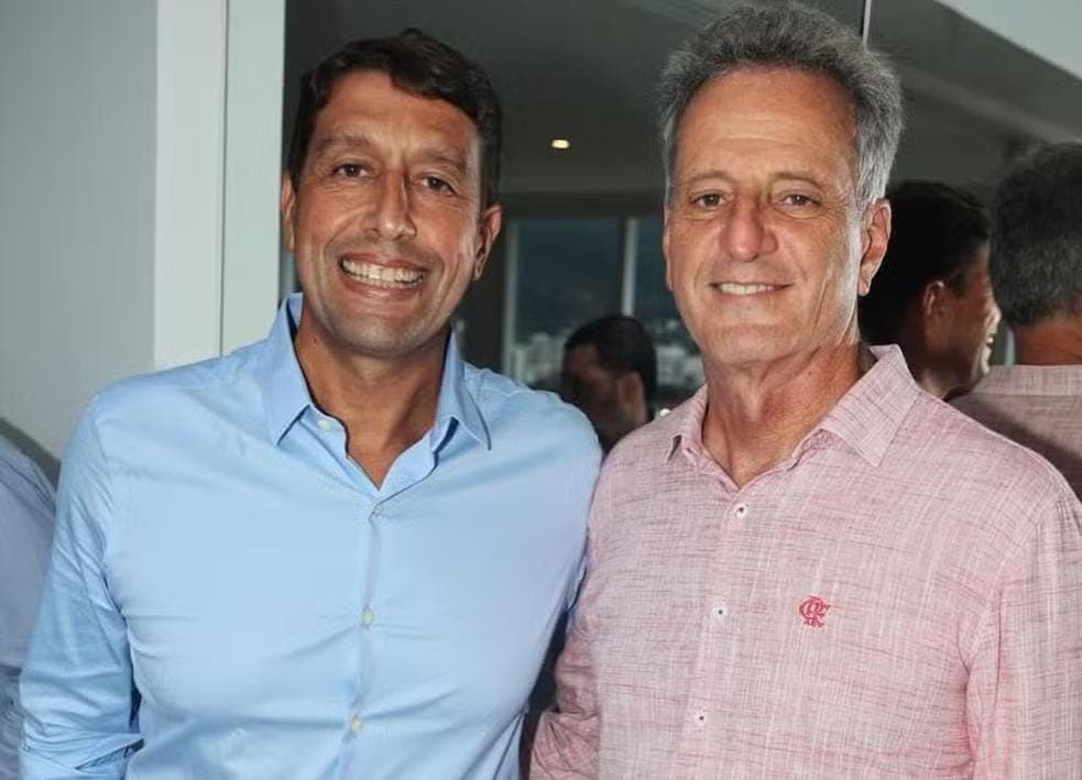Gony Arruda e Rodolfo Landim