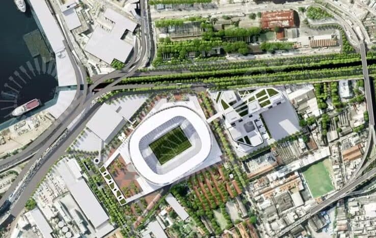 Projeto de estádio do Flamengo no Gasômetro; votação para participação no leilão será nesta segunda-feira (29)