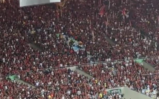 Torcedores Flamengo brigaram durante jogo Cuiabá Maracanã