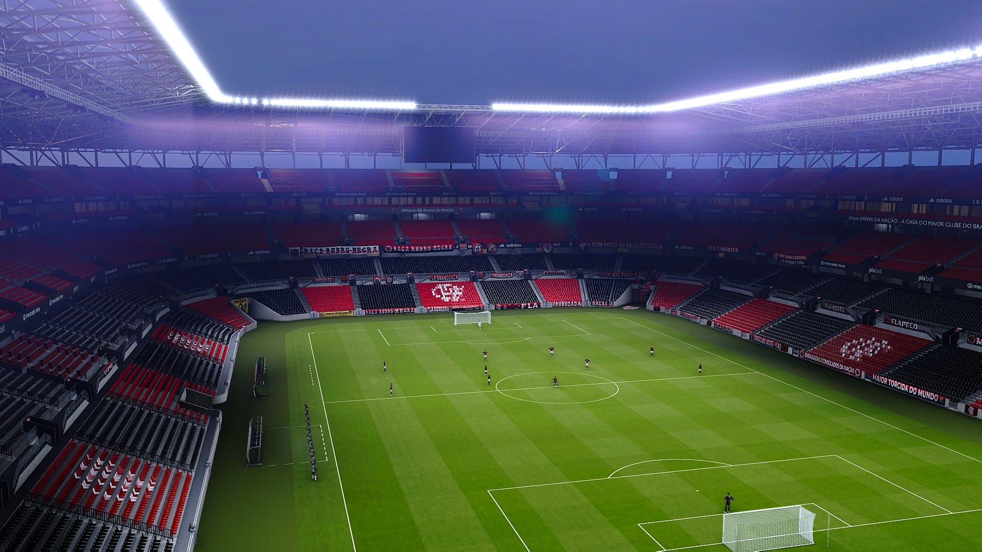 estádio do flamengo no mod de pes