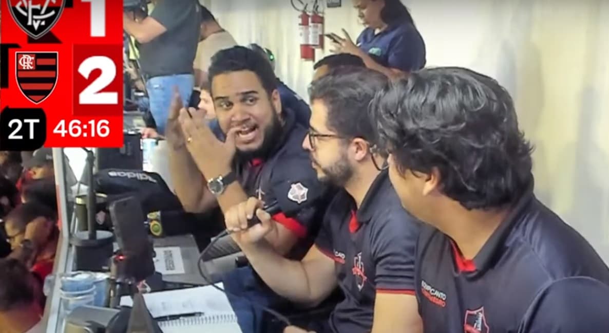 reação de canal do vitória em vitória do flamengo