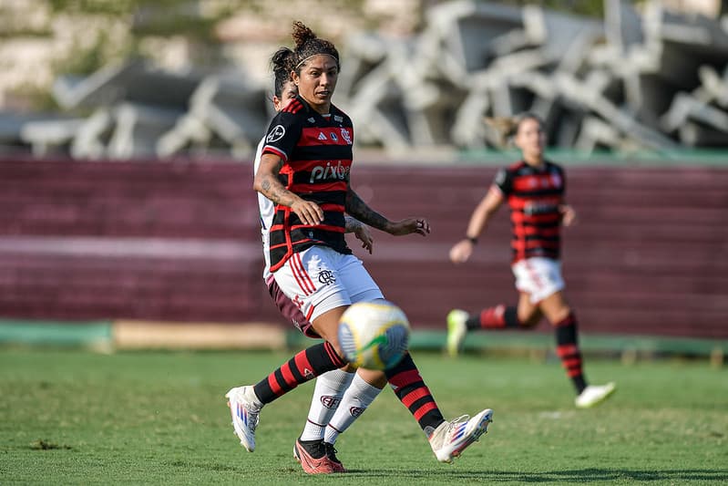 Cristiane em Flamengo x Ferroviária pelo Brasileirão Feminio